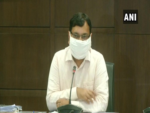 Uttar Pradesh Principal Secretary (Medical and Health) speaking to reporters on Wednesday.  Photo/ANI