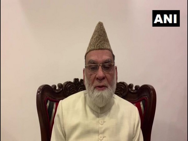 Shahi Imam of Delhi's Jama Masjid, Syed Ahmed Bukhari appeals to people to follow lockdown norms during Ramzan. Photo/ANI