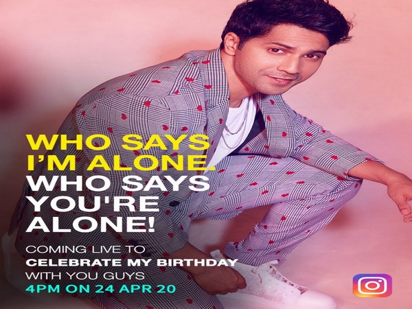 Varun Dhawan invites his fans for virtual birthday celebration