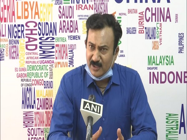 Viranchi Shah, Chairman, Indian Drug Manufacturers' Association, Gujarat chapter speaking to ANI (Photo/ANI)