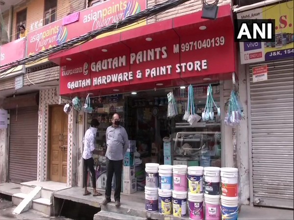 A visual of a hardware shop in Laxmi Nagar. Photo/ANI