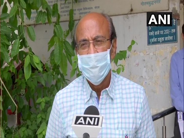 Deepak Ohri, Gautam Budh Nagar chief medical officer (CMO) speaking to ANI on Saturday (Photo/ANI)