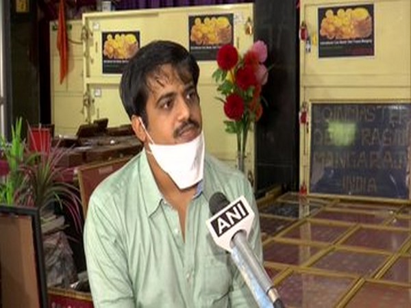 Coin collector Debiprasad Mangaraj speaking to ANI in Bhubaneswar, Odisha on Saturday. Photo/ANI