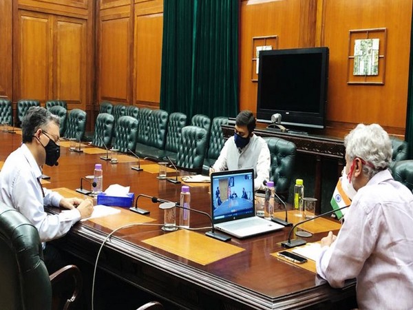 Taking to Twitter, Jaishankar said that he discussed wide range of issues with Atmar (Photo/Twitter)