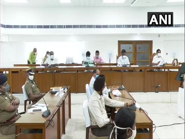 Tamil Nadu Chief Minister Edappadi K Palaniswami on Wednesday reviewed the COVID-19 situation in the state. Photo/ANI