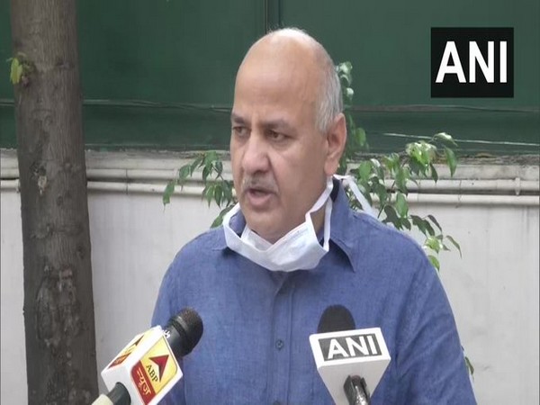 Delhi Deputy Chief Manish Sisodia speaking to media in New Delhi on Wednesday. Photo/ANI