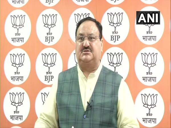 BJP president Jagat Prakash Nadda speaks to ANI in New Delhi on Wednesday. [Photo/ANI]