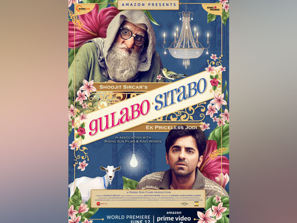 Poster of the film 'Gulabo Sitabo' (Image Source: Twitter)