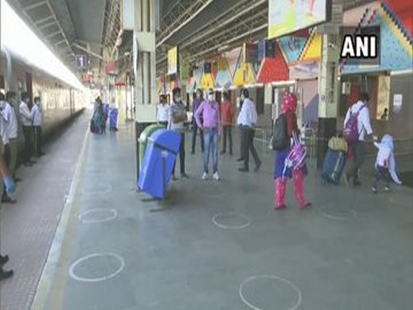 A visual from Sabarmati Junction Railway Station. Photo/ANI