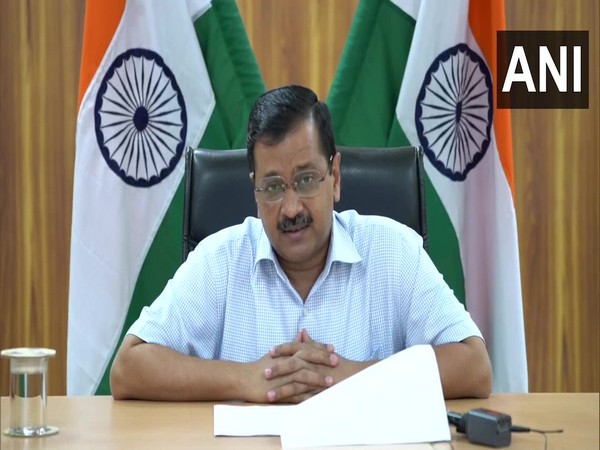 Delhi Chief Minister Arvind Kejriwal speaking to the media on Thursday