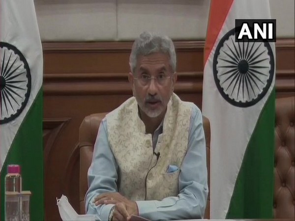 External Affairs Minister Dr S Jaishankar at the keynote address of 3rd Annual Conference, Protectors of Emigrants. (credit: MEA Youtube)