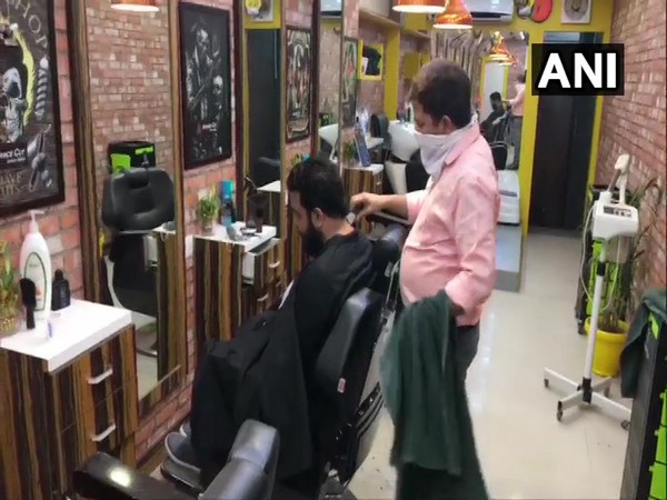 A salon in Gurugram on Monday.