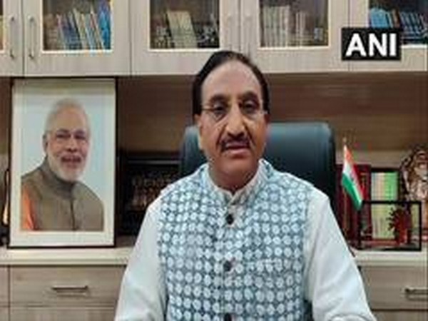 Union HRD Minister Ramesh Pokhriyal 'Nishank'. 