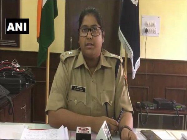 Jaisalmer SP Kiran Kang speaking to reporters on Thursday (Photo/ANI)