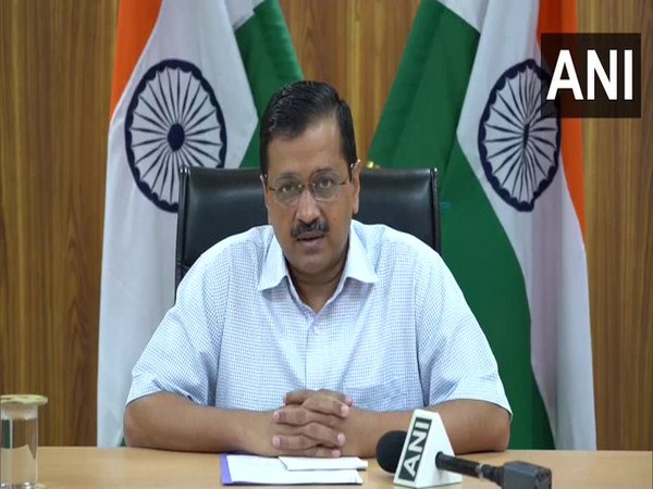 Delhi Chief Minister Arvind Kejriwal on Sunday. Photo/ANI