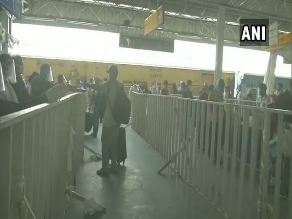 Visual from the railway station (Photo/ANI)