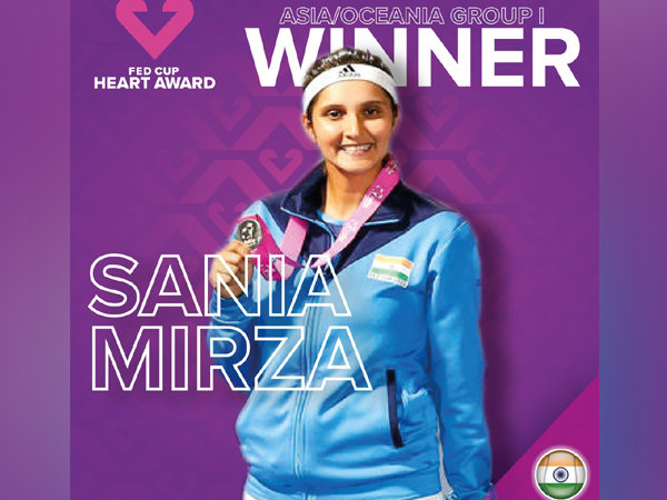 Indian tennis player Sania Mirza (Photo/ Fed Cup Twitter) 