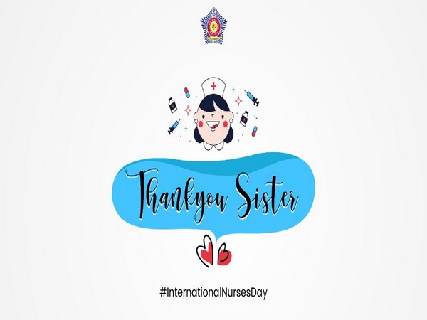 The Nurses day wish shared by Mumbai Police (Image courtesy: Twitter)