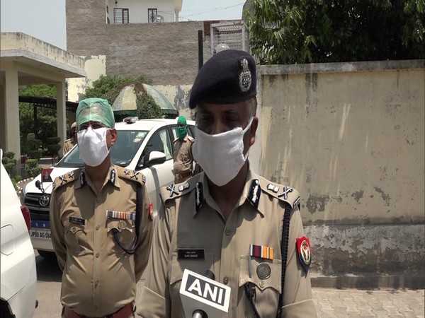 Ajay Anand, ADG, Agra Zone speaking to ANI on Saturday (Photo/ANI)