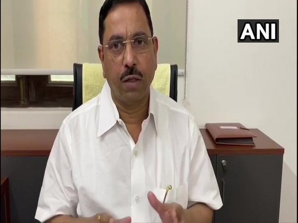 Parliamentary Affairs Minister Pralhad speaking to ANI on Sunday.           Photo/ANI
