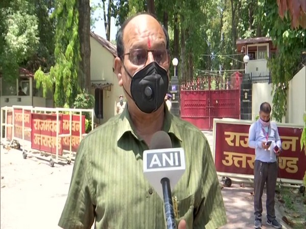 Uttarakhand minister S Uniyal speaking to ANI in Dehradun on Thursday. [Photo/ANI]