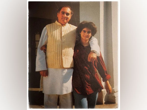 The photograph shared by Priyanka Gandhi Vadra. [Photo/Twitter]
