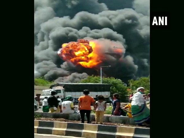 Fire breaks out at chemical factory in Pune. 