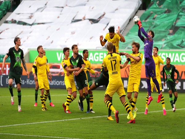 Borussia Dortmund secured a 2-0 win over Wolfsburg on Saturday. (Photo/ Borussia Dortmund Twitter)