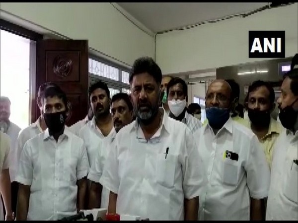 Karnataka Pradesh Congress Committee (KPCC) chief DK Shivakumar. (Photo/ANI)