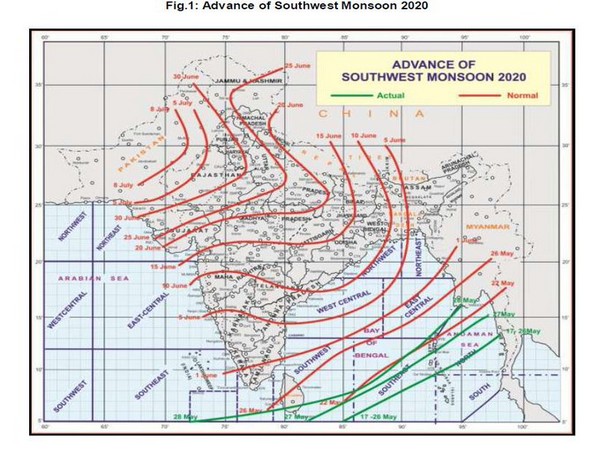 IMD predicts southwest monsoon onset likely by June 1. [Photo/IMD]