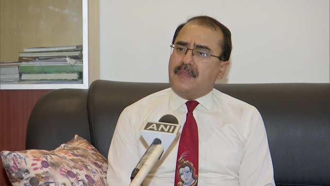 Principal Chief Conservator of Forest, Jai Raj speaks to ANI in Dehradun on Thursday. [Photo/ANI]
