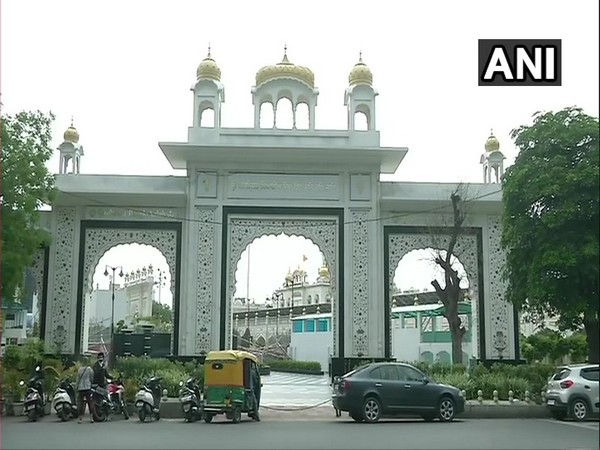 A visual from Bangla Sahib Gurdwara in New Delhi on Sunday.