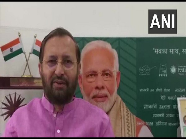 Minister of Environment, Forest and Climate Change Prakash Javadekar speaking to ANI on Thursday. [Photo/ANI]