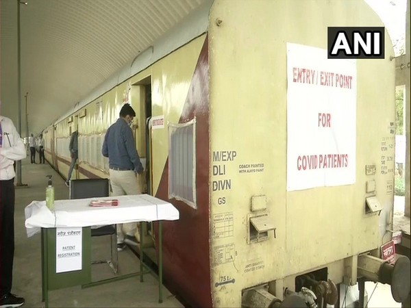 10 coaches converted into isolation at Shakur Basti railway station. 