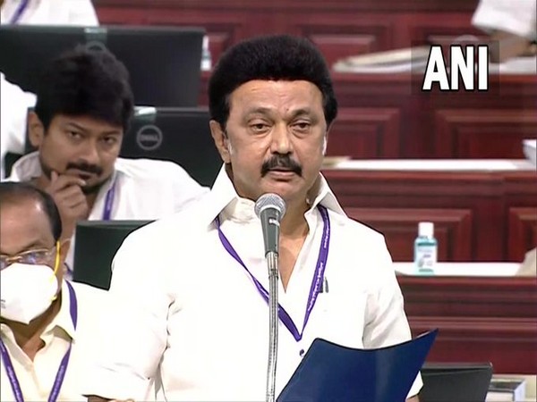 Tamil Nadu Chief Minister MK Stalin speaking at the Legislative Assembly (Photo/ANI)