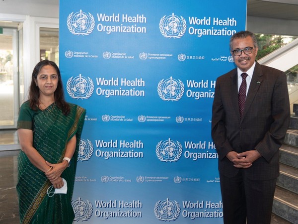 MEA Secretary West meets DG WHO, discuss cooperation chains in Health sector [Image: Twitter @MEAIndia]