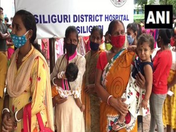 Children admitted with respiratory problems in Siliguri hospital