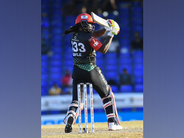 Chris Gayle will be the brand ambassador for the 6ixty (Photo/ CPL Twitter)