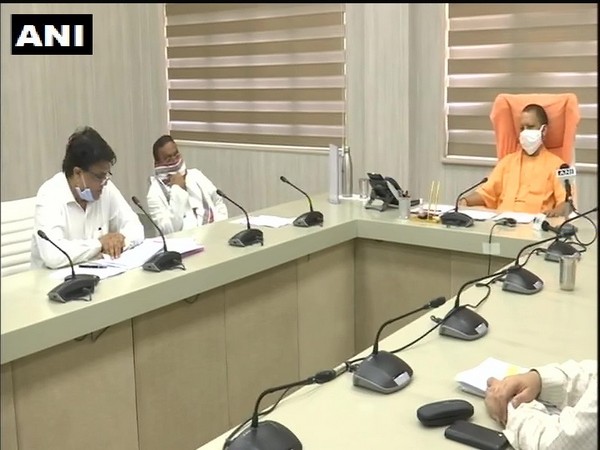 Uttar Pradesh Chief Minister Yogi Adityanath in Lucknow while inaugurating  Bal Shramik Vidya Yojana [Photo/ANI]