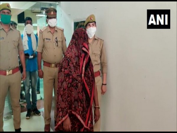 Anita Devi from Mainpuri was arrested for using forged documents to secure a job at a school. [Photo/ANI]