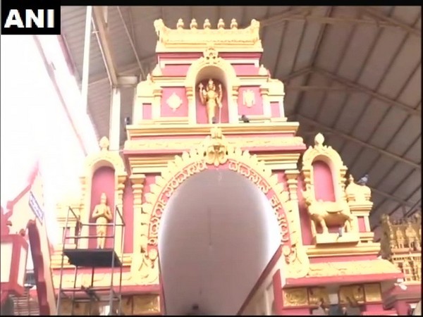 Sri Durga Parameshwari Temple reopens in Mangaluru. [Photo/ANI]