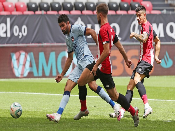 Atletico Madrid played out a 1-1 draw against Athletic Bilbao here on Sunday. (Photo/ Atletico Madrid Twitter) 