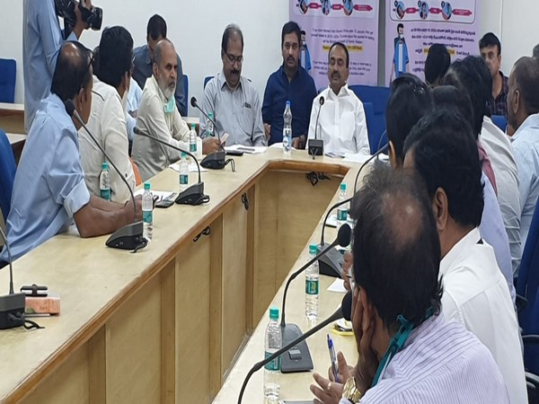 Eatala Rajendra holds meeting with medical representatives 