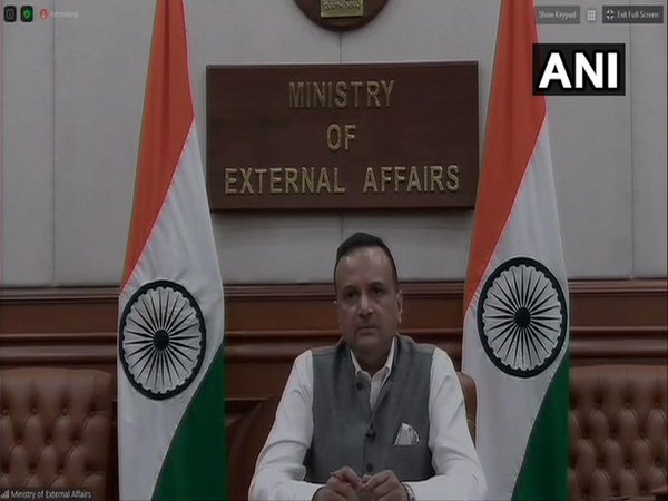 External Affairs Ministry spokesperson Anurag Srivastava addressing a press briefing on Thursday.