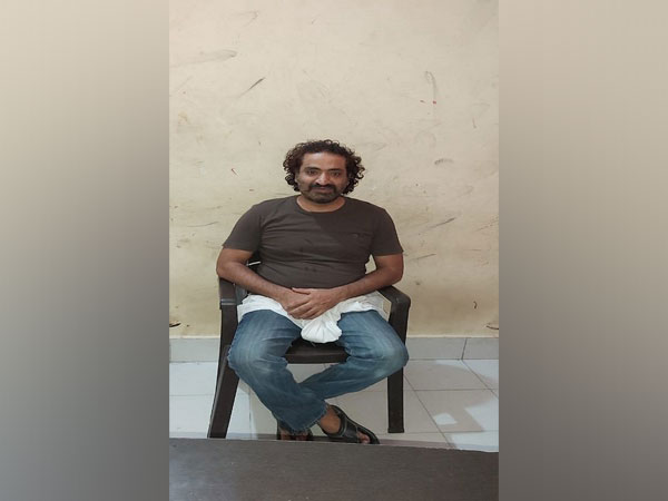 The accused Khalid Ajim, arrested by the police. [Photo/ANI] 