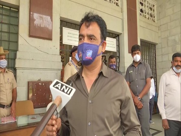 Karnataka Deptuty CM Dr CN Ashwath Narayan speaking to ANI on Monday. Photo/ANI