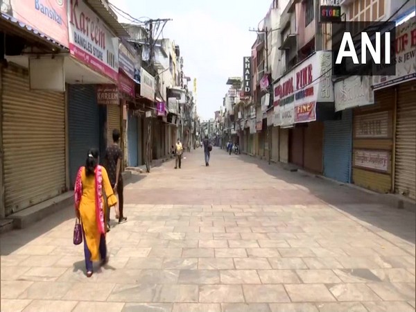 Closed shops in Hyderbad's Charminar market on Saturday.