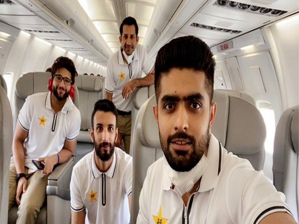 Pakistan team departs for England. (Photo/ Babar Azam Twitter)