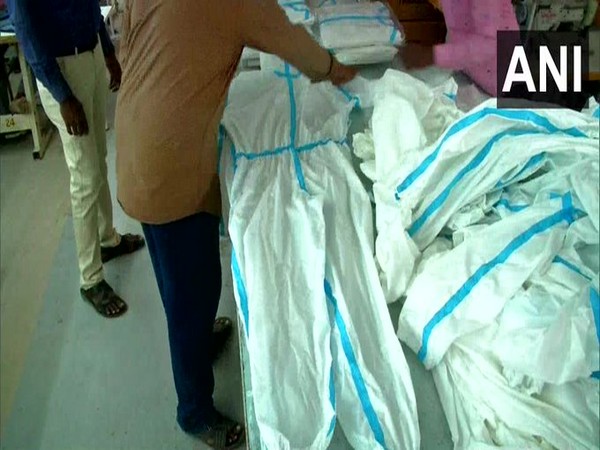 Coimbatore based textile manufacturing company develops reusable PPE coveralls (Photo/ANI)