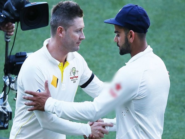 Michael Clarke with Virat Kohli (Photo/ Virat Kohli Twitter) 